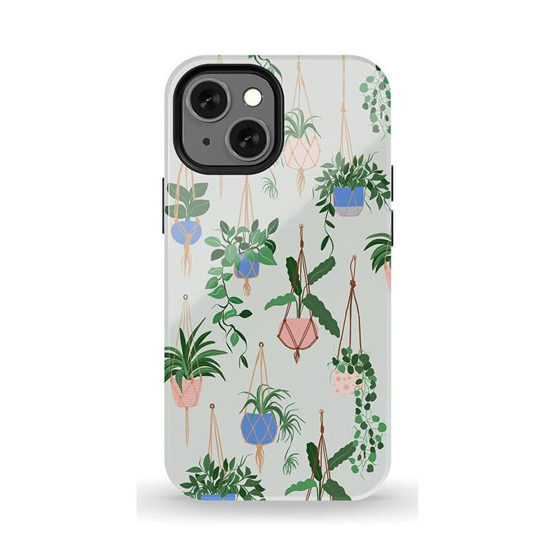 Hanging Around | Potted Plants Floral Case iPhone Case get.casely Essential + MagSafe® iPhone 13 Mini