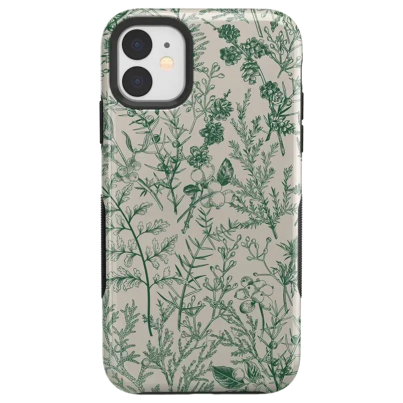 Sage Garden | Green Floral Case iPhone Case get.casely Bold iPhone 11
