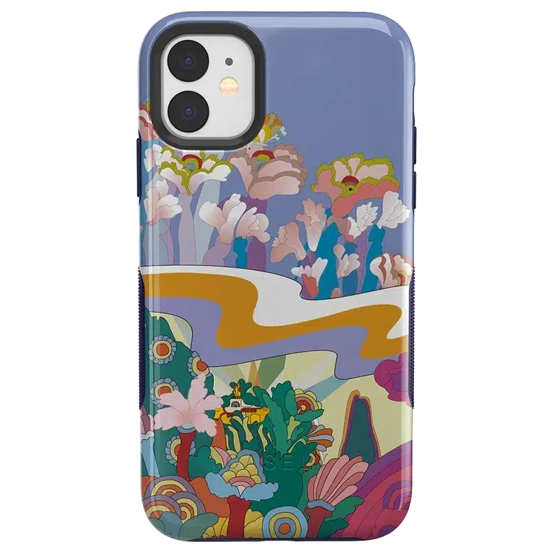 Beneath the Waves | The Beatles Yellow Submarine Case iPhone Case get.casely Bold iPhone 11