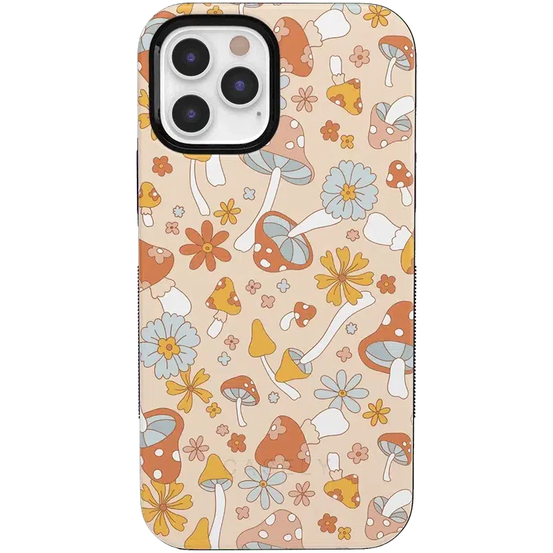 Mushroom Magic | Retro Floral Case iPhone Case get.casely Bold + MagSafe® iPhone 12 Pro Max