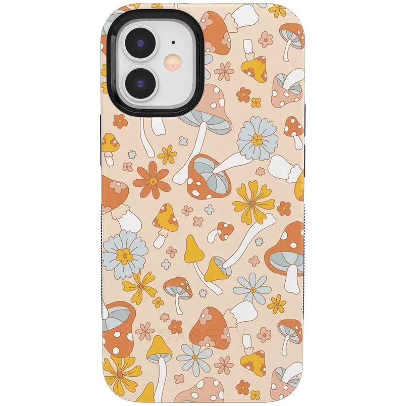 Mushroom Magic | Retro Floral Case iPhone Case get.casely Bold + MagSafe® iPhone 12