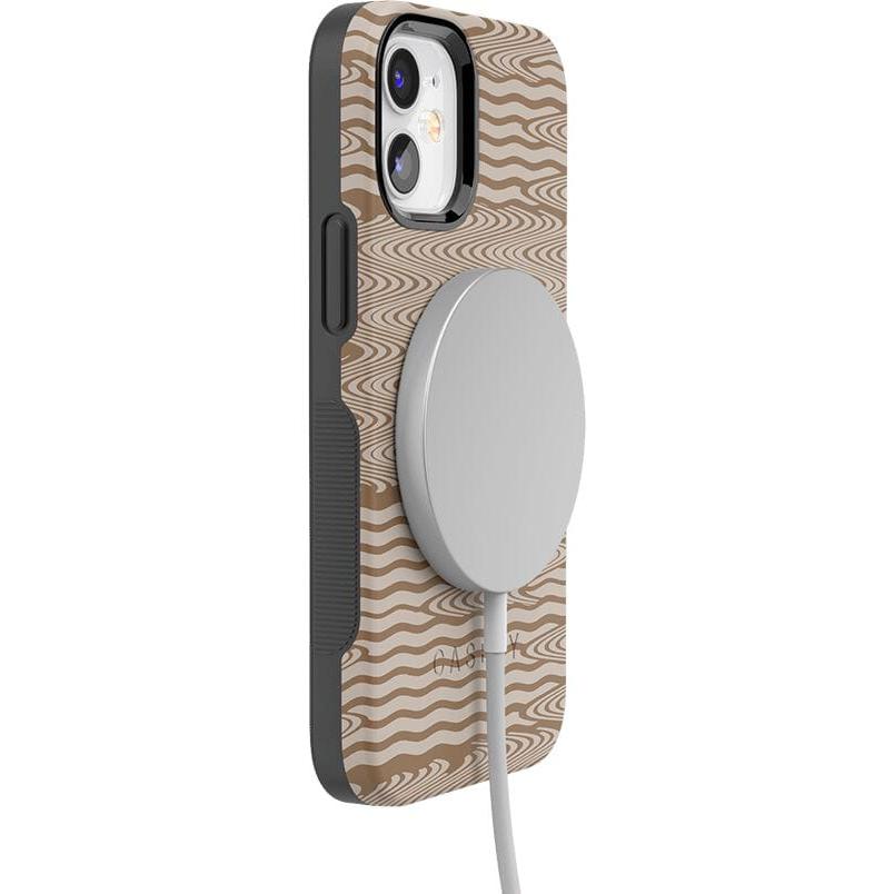 Mocha Ripple | Brown Waves Case