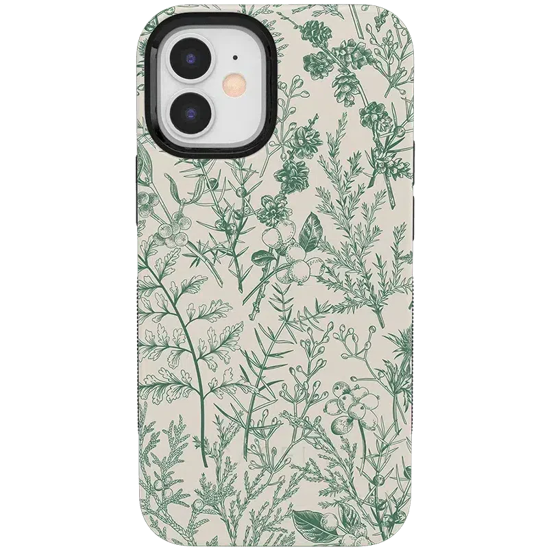 Sage Garden | Green Floral Case iPhone Case get.casely Bold + MagSafe® iPhone 12