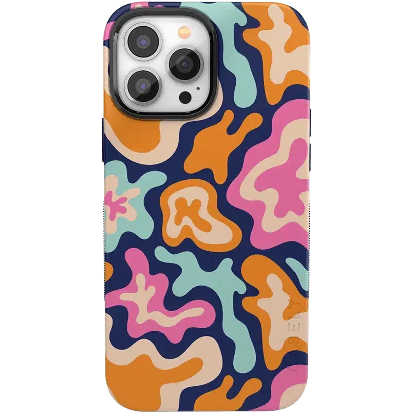 Midnight Color Splash | Abstract Retro Case iPhone Case get.casely Bold + MagSafe® iPhone 13 Pro Max