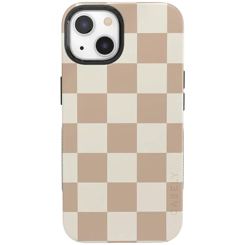Fit Check | Neutral Checkerboard Case iPhone Case get.casely 