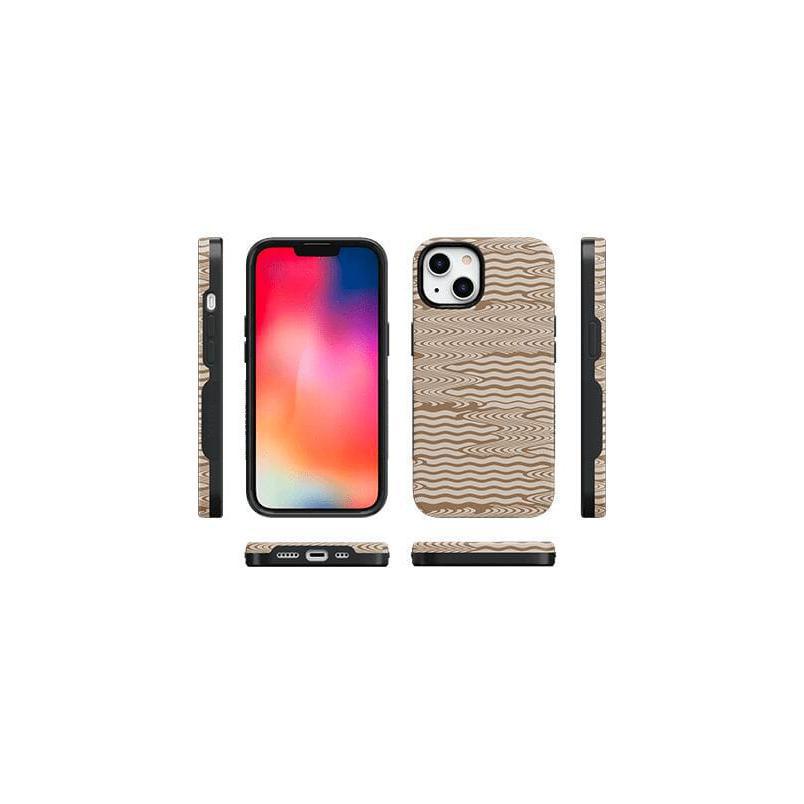Mocha Ripple | Brown Waves Case