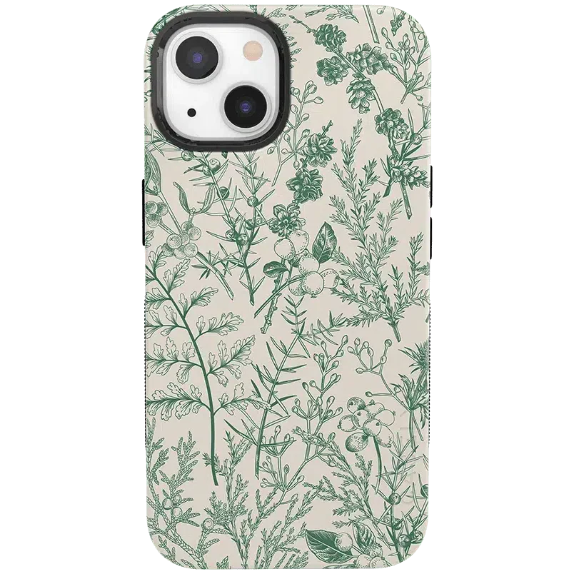 Sage Garden | Green Floral Case iPhone Case get.casely Bold + MagSafe® iPhone 13