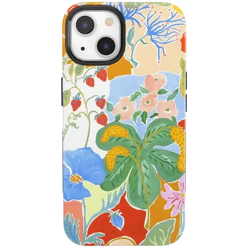 Botanical Blooms | Floral Patchwork Case iPhone Case get.casely Bold Flex + MagSafe® iPhone 13 Mini 