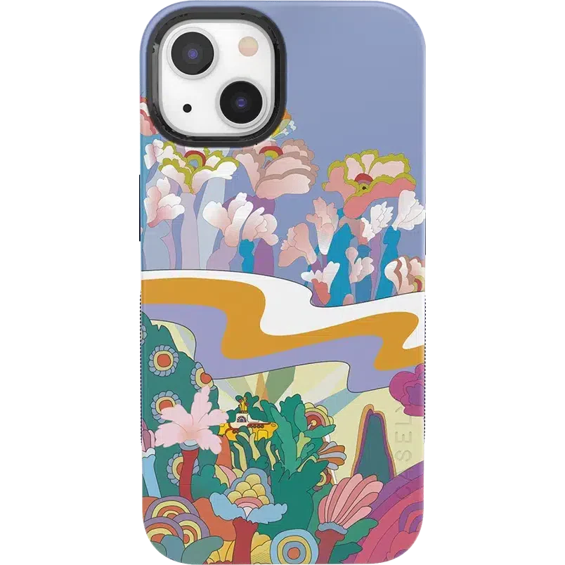 Beneath the Waves | The Beatles Yellow Submarine Case iPhone Case get.casely Bold + MagSafe® iPhone 13