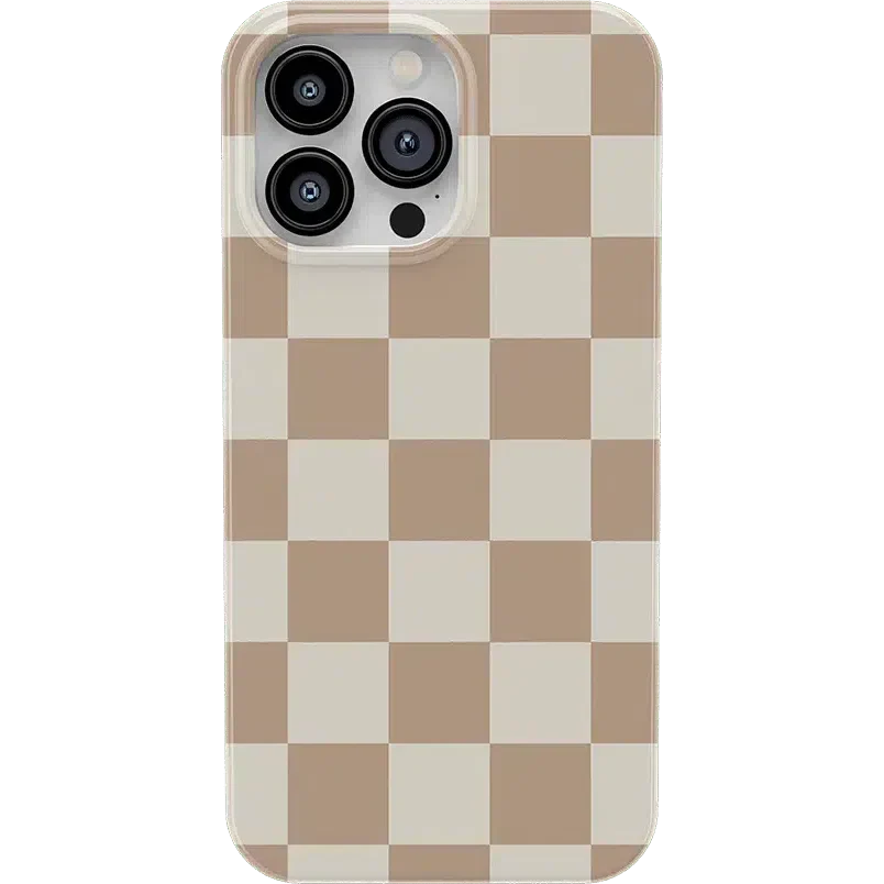 Fit Check | Neutral Checkerboard Case iPhone Case get.casely Classic + MagSafe® iPhone 14 Pro Max