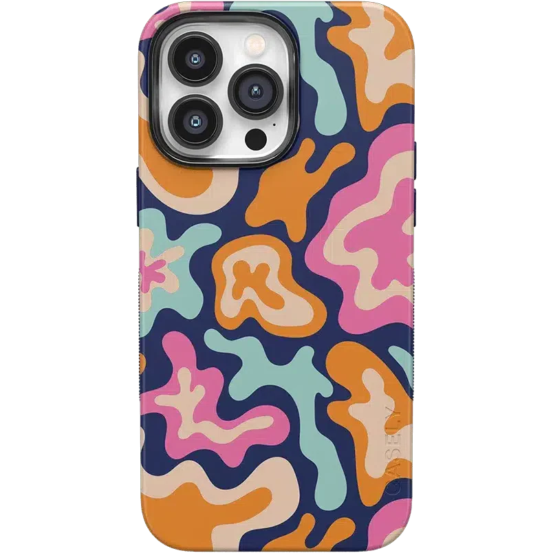 Midnight Color Splash | Abstract Retro Case iPhone Case get.casely Bold + MagSafe® iPhone 14 Pro Max