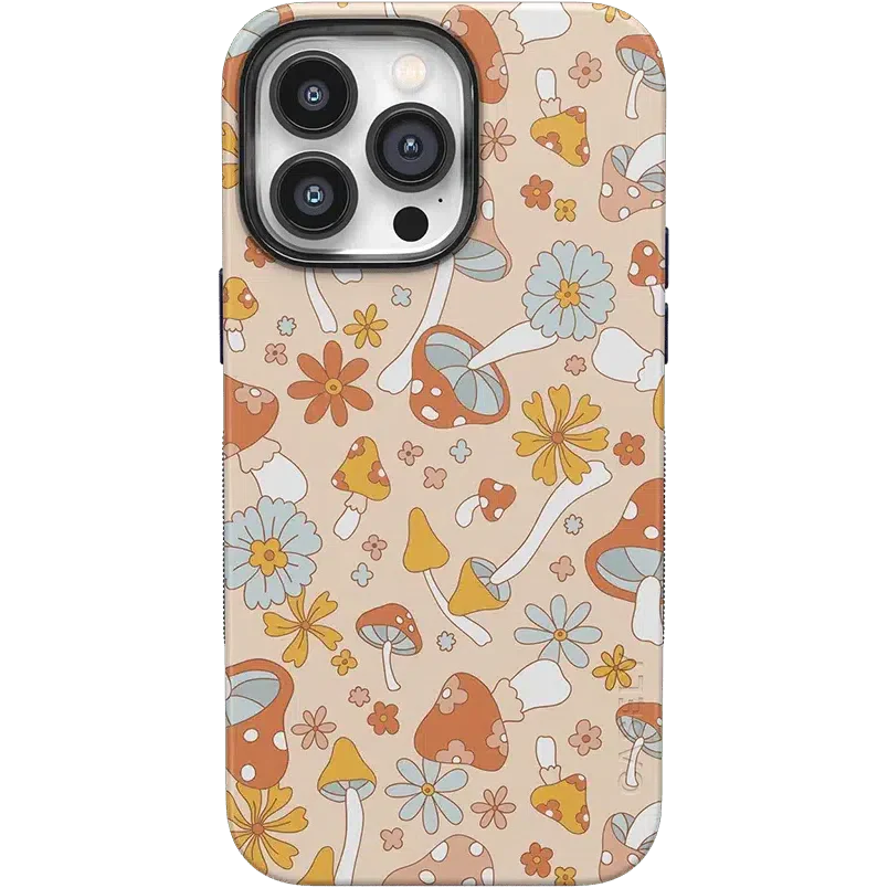 Mushroom Magic | Retro Floral Case iPhone Case get.casely Bold + MagSafe® iPhone 14 Pro Max