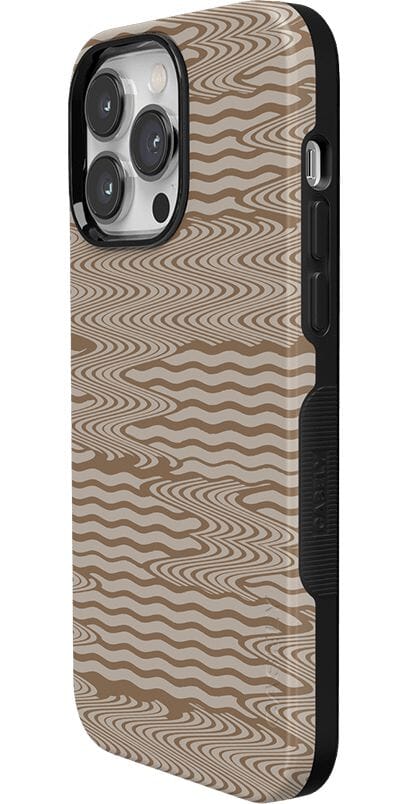 Mocha Ripple | Brown Waves Case