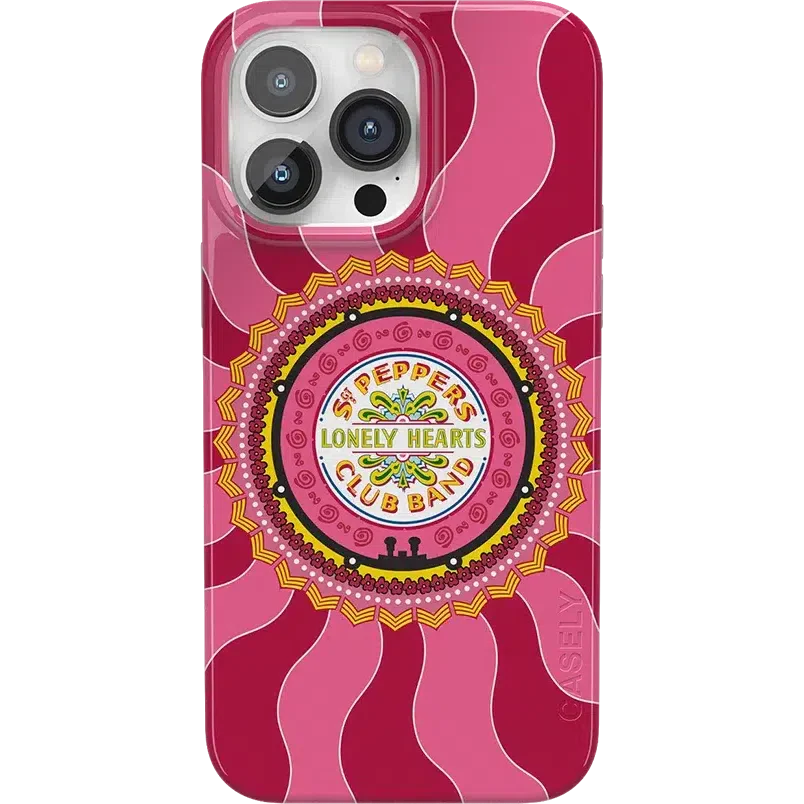 Lonely Hearts Club | The Beatles Sgt. Pepper's Case iPhone Case get.casely Classic + MagSafe® iPhone 14 Pro Max 