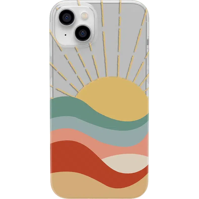 Here Comes the Sun | Colorblock Sunset Case iPhone Case get.casely Classic iPhone 13 Mini