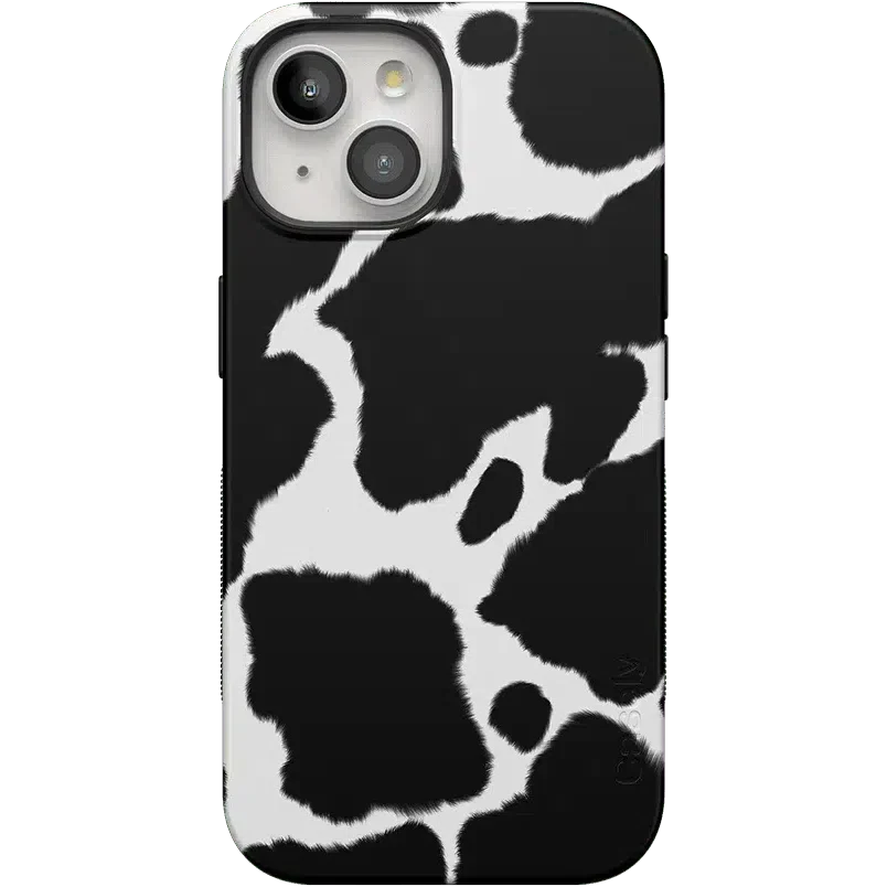 Current MOOd | Cow Print Case iPhone Case get.casely Bold + MagSafe® iPhone 15 Plus