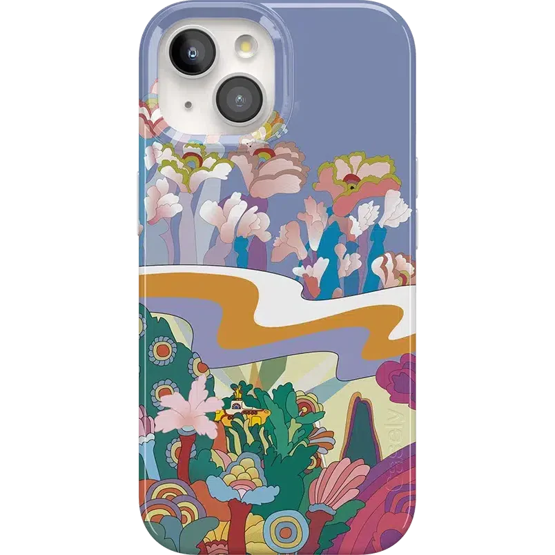 Beneath the Waves | The Beatles Yellow Submarine Case iPhone Case get.casely Classic + MagSafe® iPhone 15 Plus