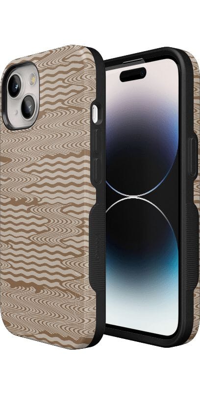 Mocha Ripple | Brown Waves Case