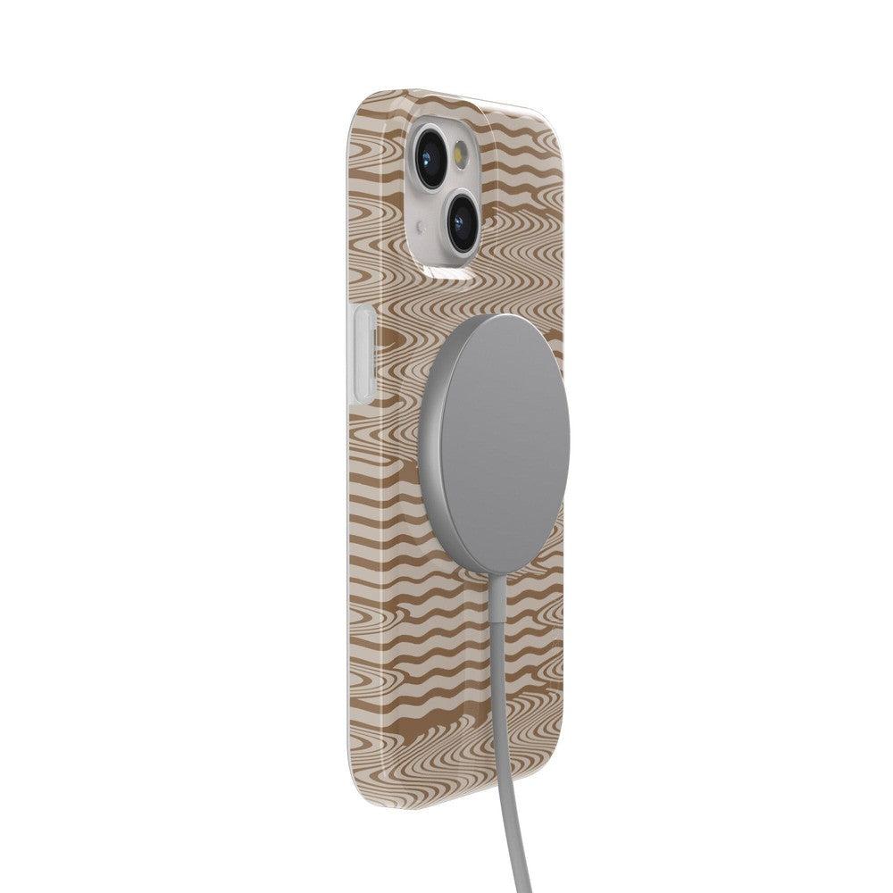 Mocha Ripple | Brown Waves Case