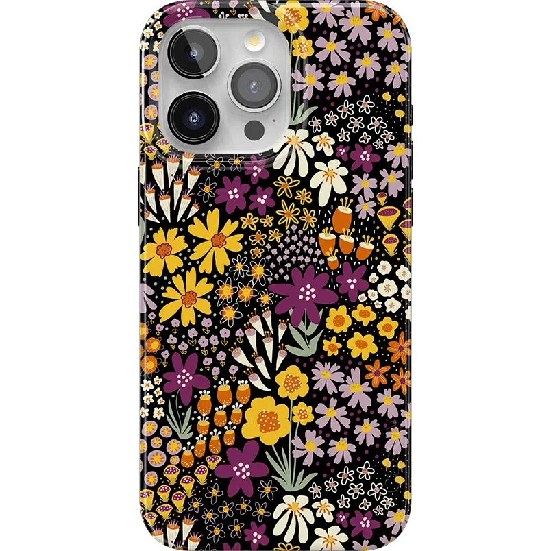 Falling for You | Plum Floral Case iPhone Case get.casely Classic + MagSafe® iPhone 15 Pro Max
