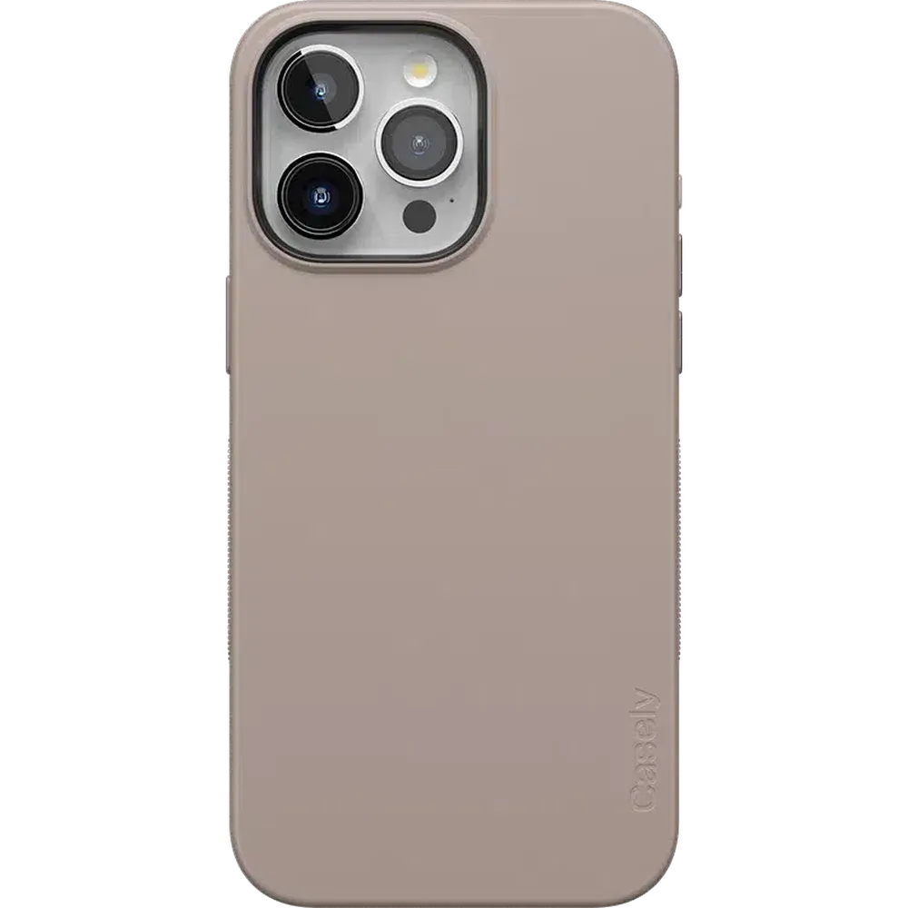 Taupe on Nude | Ultra-Protective Bold Case iPhone Case get.casely Bold + MagSafe® iPhone 15 Pro Max