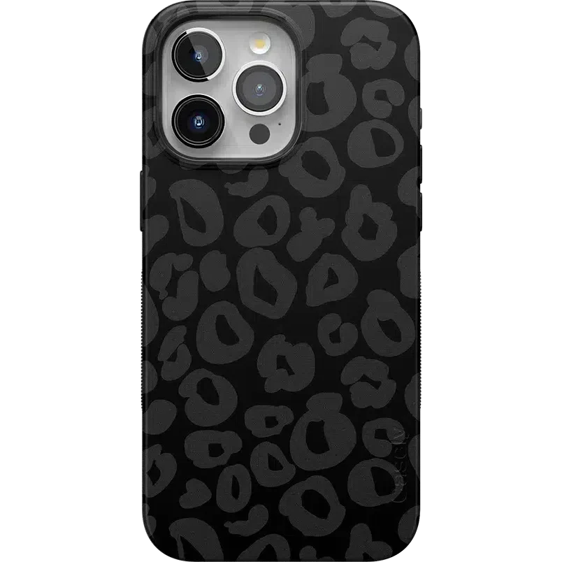 Into the Wild | Black Leopard Case iPhone Case get.casely Bold + MagSafe® iPhone 15 Pro Max