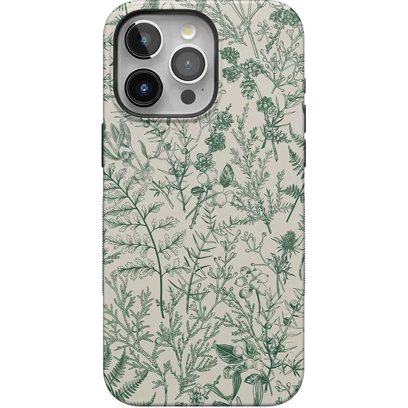 Sage Garden | Green Floral Case iPhone Case get.casely Bold + MagSafe® iPhone 15 Pro Max