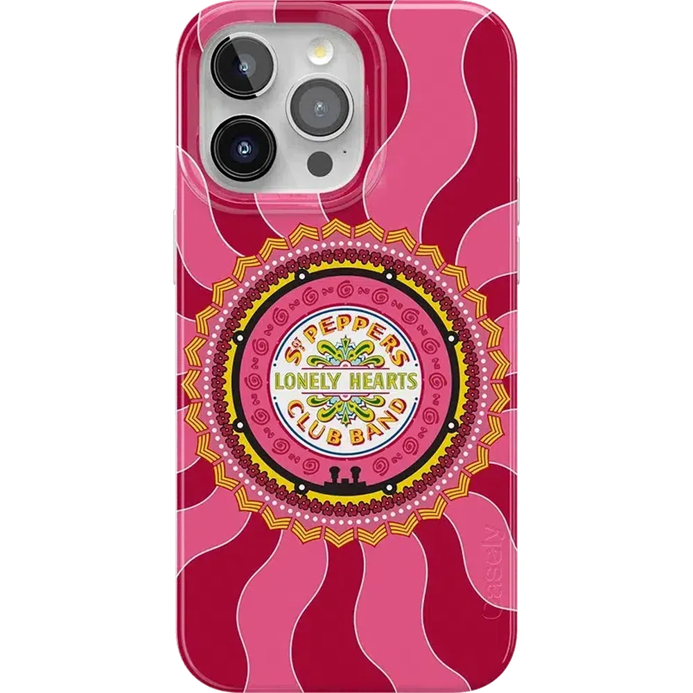 Lonely Hearts Club | The Beatles Sgt. Pepper's Case iPhone Case get.casely Classic + MagSafe® iPhone 15 Pro Max 