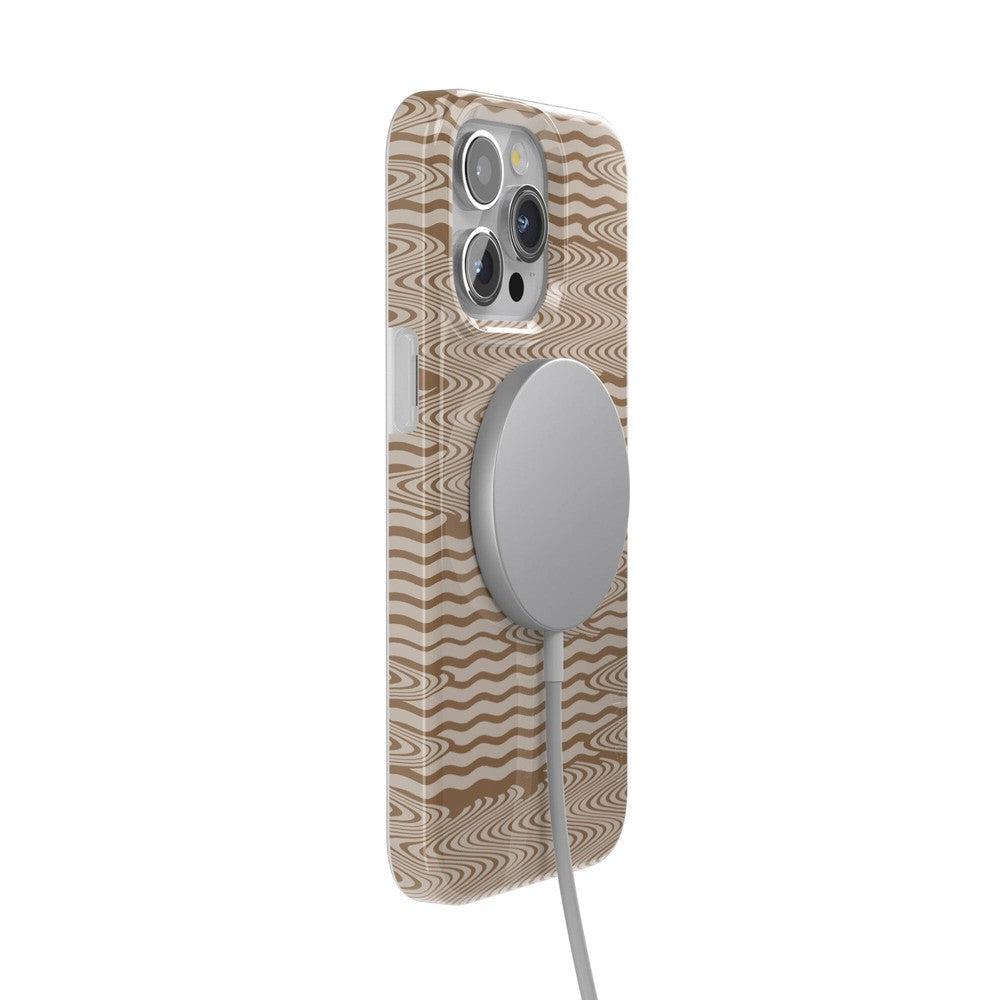 Mocha Ripple | Brown Waves Case