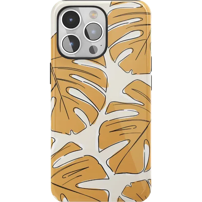 Island Time | Tropical Leaves Floral Case iPhone Case get.casely Essential + MagSafe® iPhone 15 Pro 