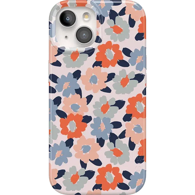 Field of Flowers | Pastel Floral Case iPhone Case get.casely Classic + MagSafe® iPhone 15 Plus 
