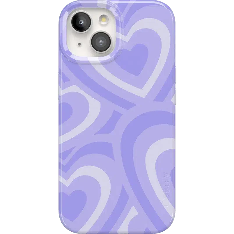 Love Song | Lavender Heart Case iPhone Case get.casely Classic + MagSafe® iPhone 15