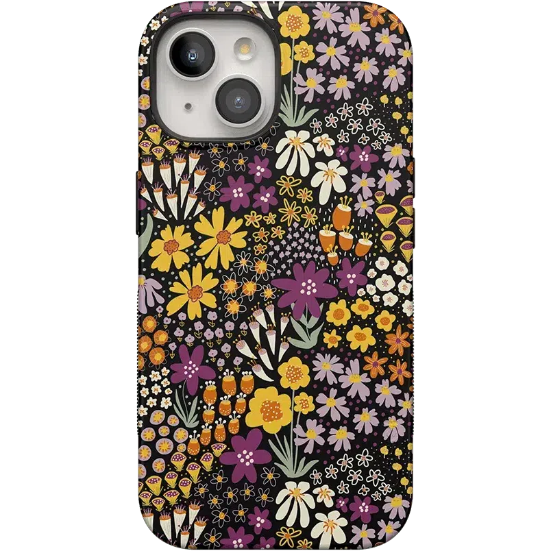 Falling for You | Plum Floral Case iPhone Case get.casely Bold + MagSafe® iPhone 15