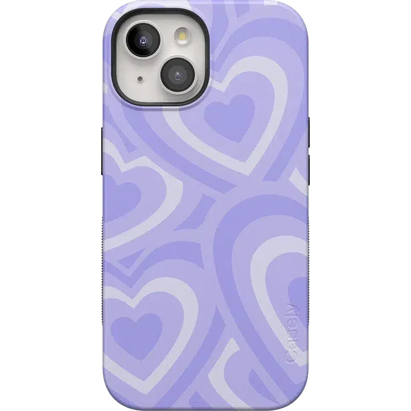 Love Song | Lavender Heart Case iPhone Case get.casely Bold + MagSafe® iPhone 15
