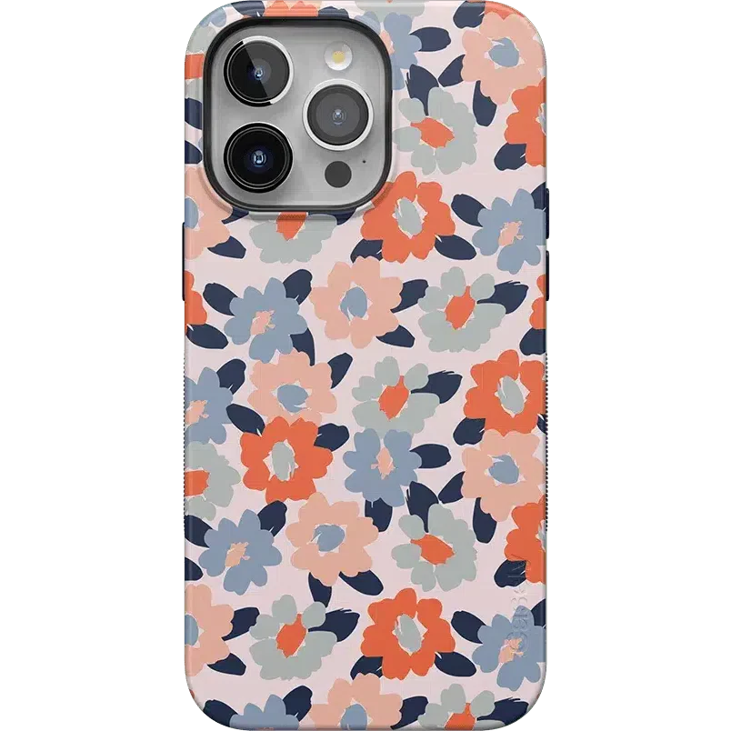 Field of Flowers | Pastel Floral Case iPhone Case get.casely Bold + MagSafe® iPhone 15 Pro Max