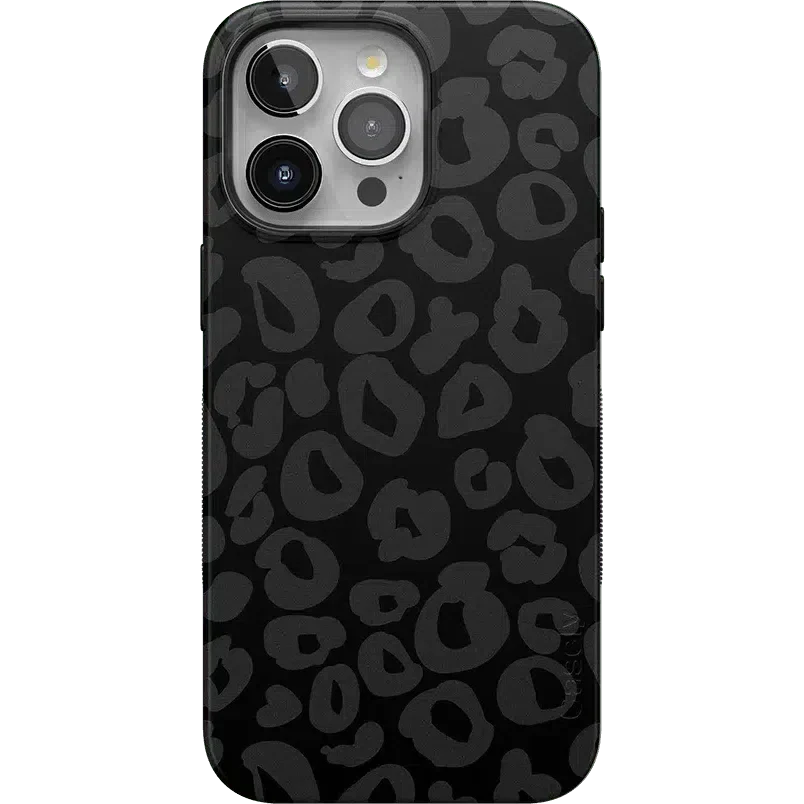 Into the Wild | Black Leopard Case iPhone Case get.casely Bold + MagSafe® iPhone 15 Pro