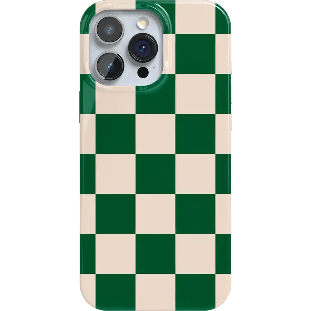 Fit Check | Green Checkerboard Case iPhone Case get.casely Classic + MagSafe® iPhone 16 Pro Max
