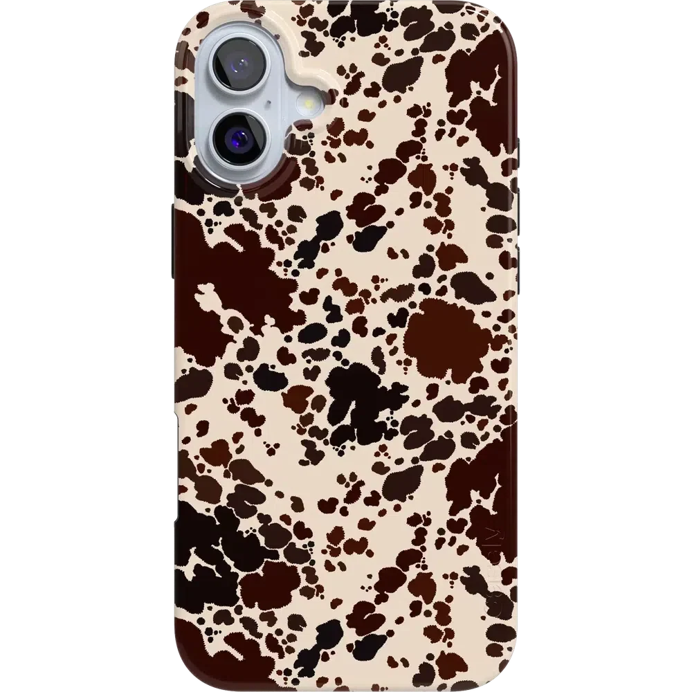 Cowgirl Envy | Cow Print Case iPhone Case get.casely Classic + MagSafe® iPhone 16 Plus