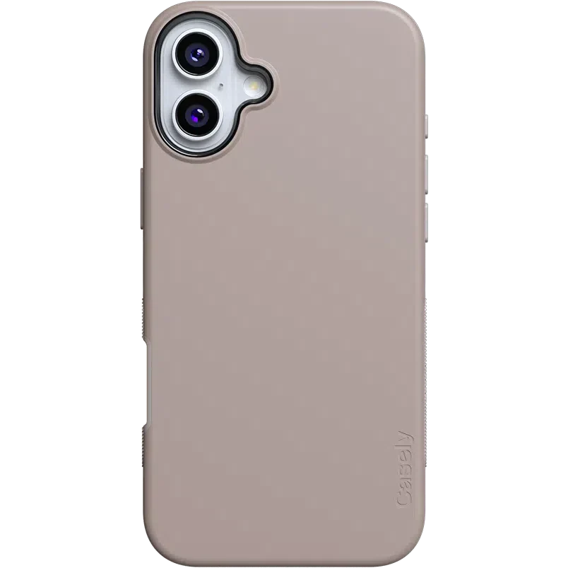 Taupe on Nude | Ultra-Protective Bold Case iPhone Case get.casely Bold + MagSafe® iPhone 16 Plus 