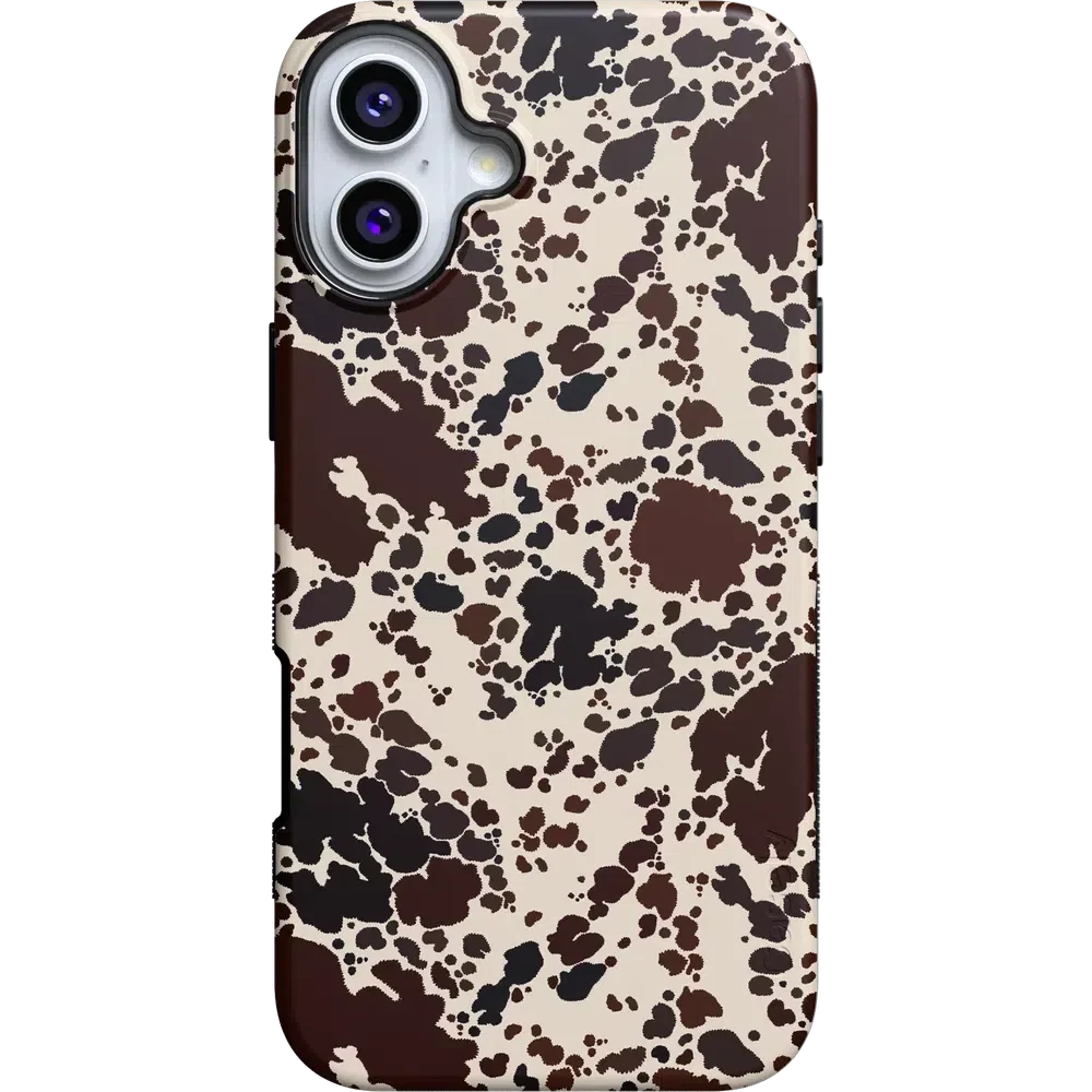 Cowgirl Envy | Cow Print Case iPhone Case get.casely Bold + MagSafe® iPhone 16 Plus