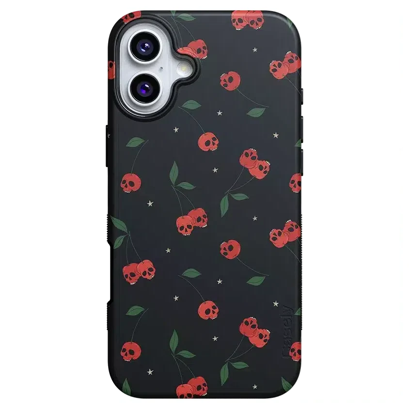 Sweet Revenge | Cherry Skulls Case Phone Case Casetry Bold + MagSafe® iPhone 16 Plus