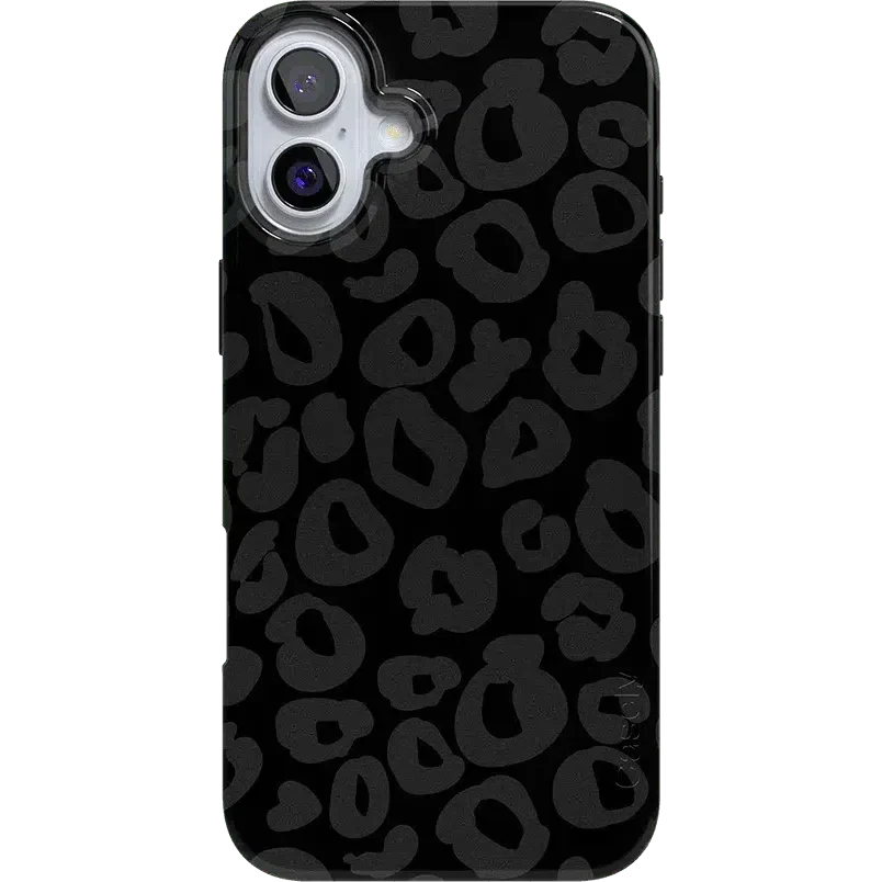 Into the Wild | Black Leopard Case iPhone Case get.casely Classic + MagSafe® iPhone 16 Plus
