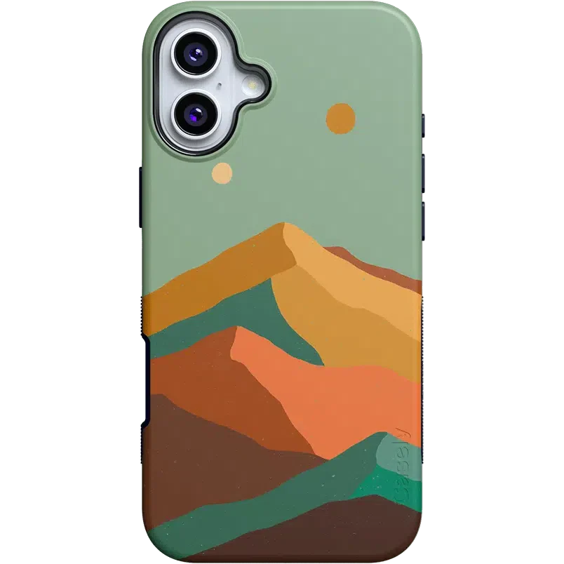 Endless Peaks | Colorblock Mountain Case iPhone Case get.casely Bold + MagSafe® iPhone 16 Plus 