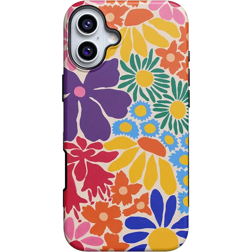 Flower Patch | Multi-Color Floral Case iPhone Case get.casely Bold + MagSafe® iPhone 16 Plus
