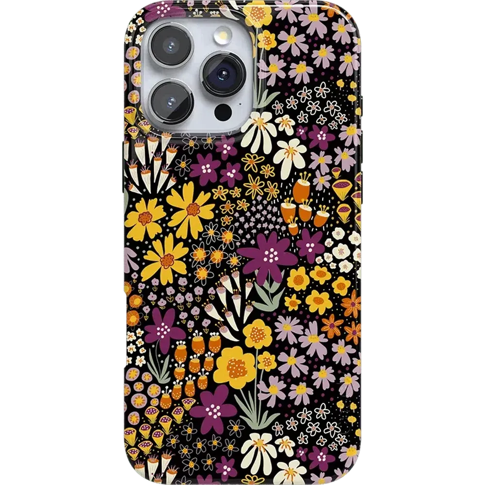 Falling for You | Plum Floral Case iPhone Case get.casely Classic + MagSafe® iPhone 16 Pro Max
