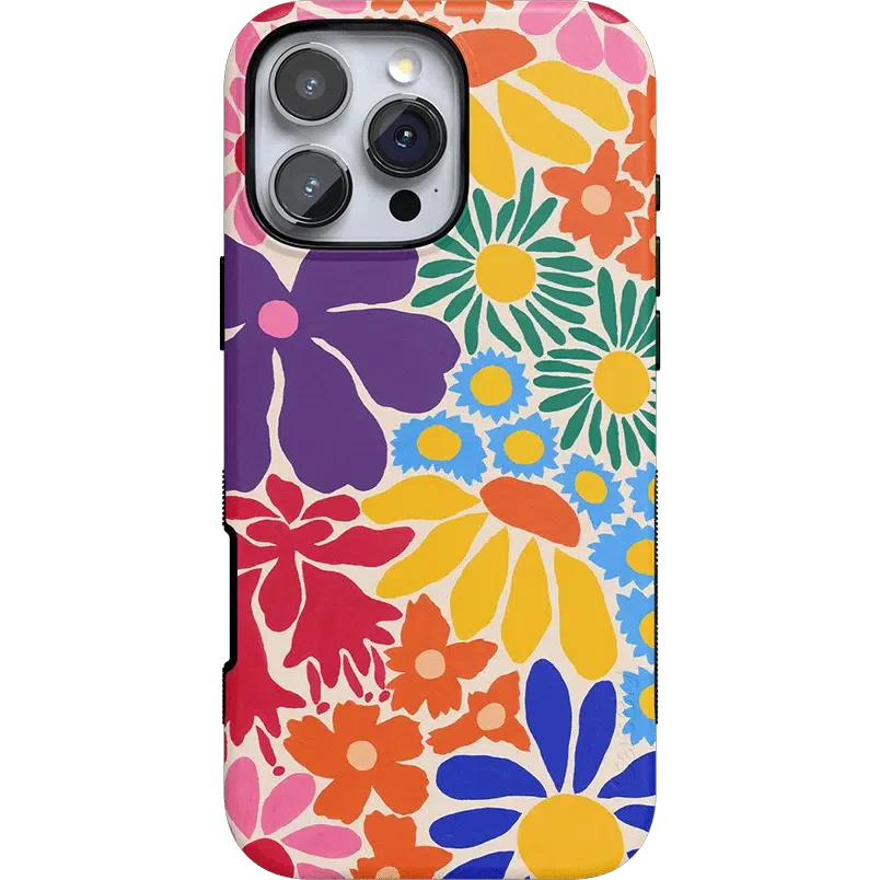 Flower Patch | Multi-Color Floral Case iPhone Case get.casely Bold + MagSafe® iPhone 16 Pro Max