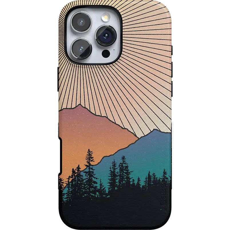 Golden Hour | Mountain Sunset Case iPhone Case get.casely Bold + MagSafe® iPhone 16 Pro Max 