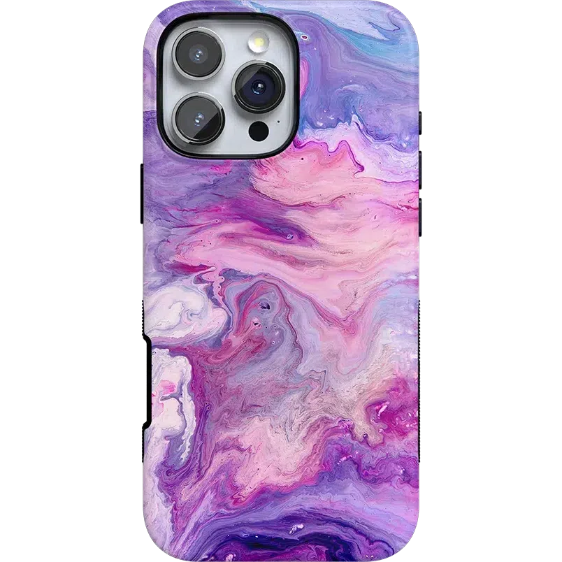 Tie Dying Over You | Purple Marble iPhone Case iPhone Case get.casely Bold + MagSafe® iPhone 16 Pro Max 