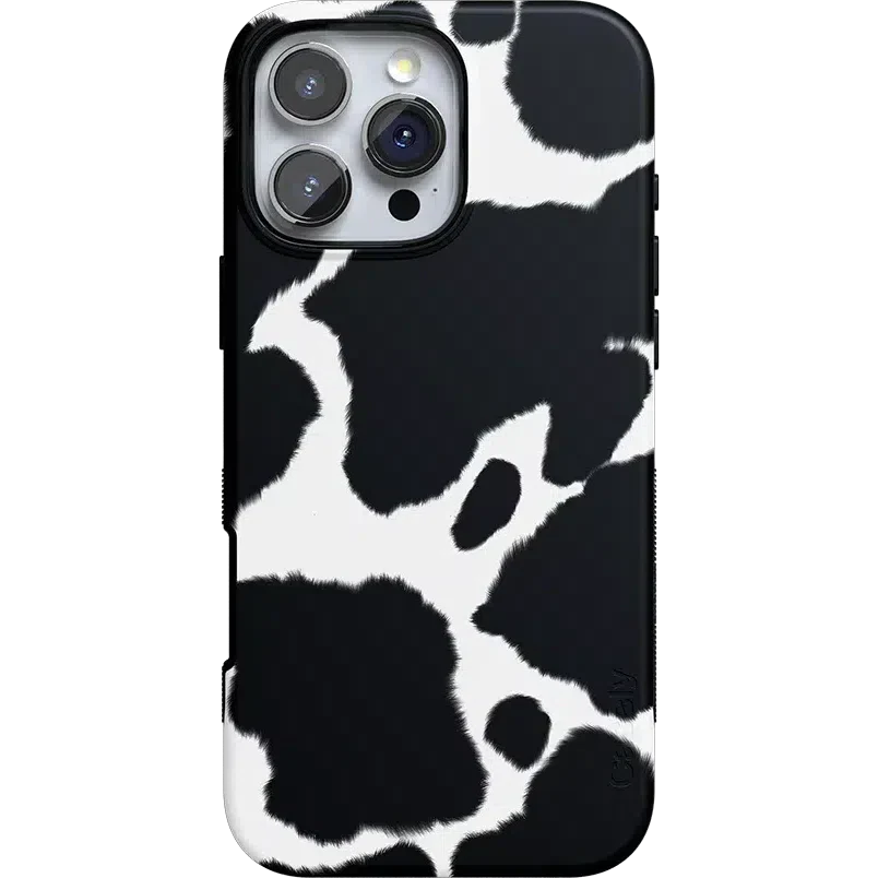 Current MOOd | Cow Print Case iPhone Case get.casely Bold + MagSafe® iPhone 16 Pro Max