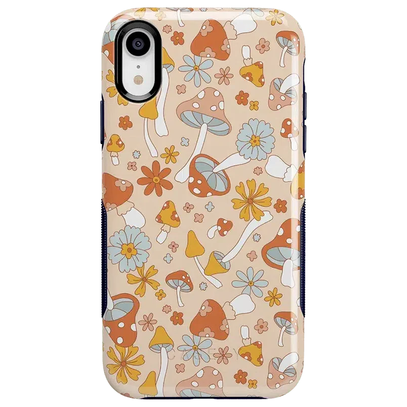 Mushroom Magic | Retro Floral Case iPhone Case get.casely Bold iPhone XR 